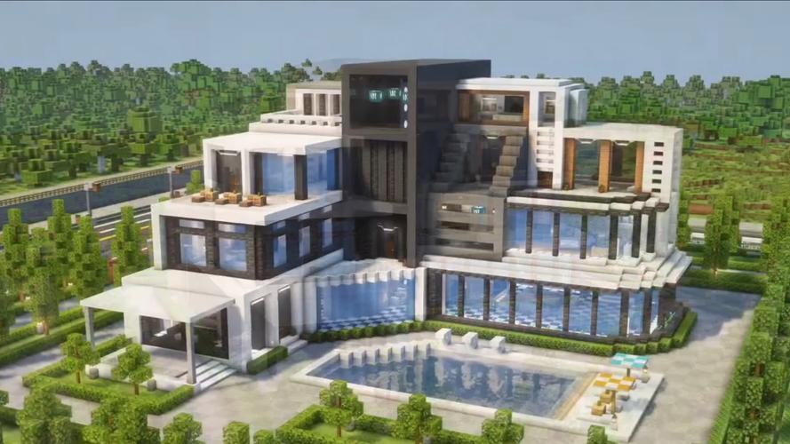 我的世界别墅设计图分享：新手也能轻松建造豪宅！