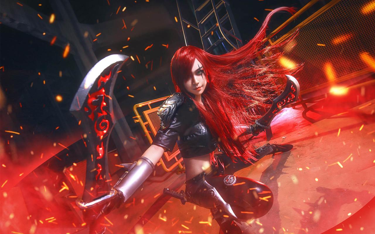 英雄联盟卡特琳娜连招教学，学会轻松秒脆皮！