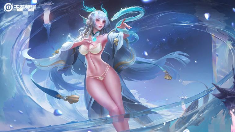 王者荣耀女英雄没衣服的皮肤长啥样?看完你就懂了!