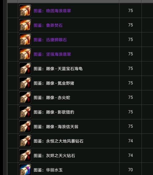 魔兽世界珠宝加工怎么冲级？快速升级技巧大公开