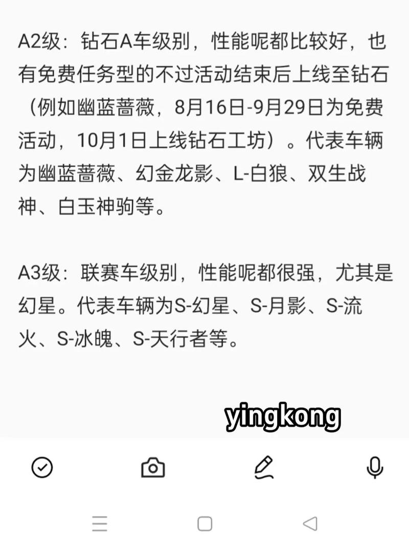 速看!QQ飞车手游最强A车排行及获取攻略