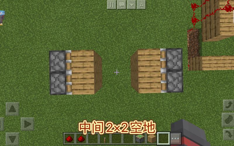 我的世界:最简单的活塞门建造方法分享