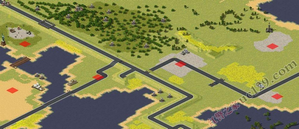 红警2尤里的复仇地图下载:182张地图任你选!