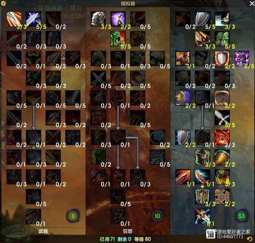 魔兽世界3.3.5天赋模拟器：简单好用，助你玩转WLK！