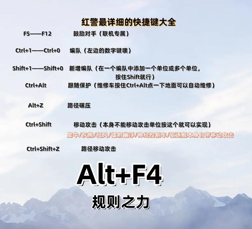 红警2快捷键指南：玩转游戏，高效操作，制霸战场