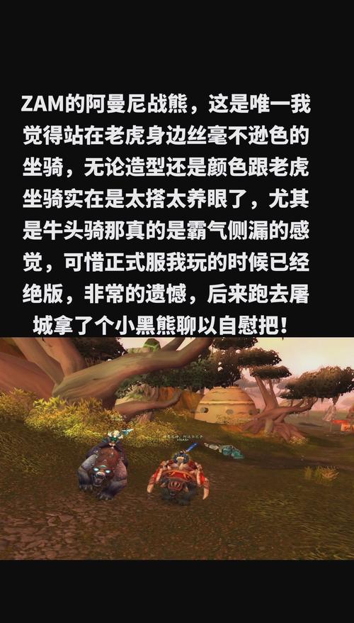 魔兽世界大战熊：稀有坐骑价格飙升史