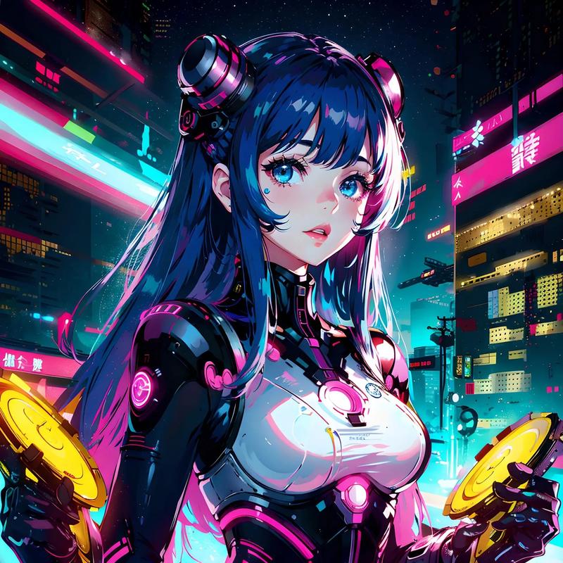 赛博女孩官网:一键生成同款AI绘画,超酷炫!