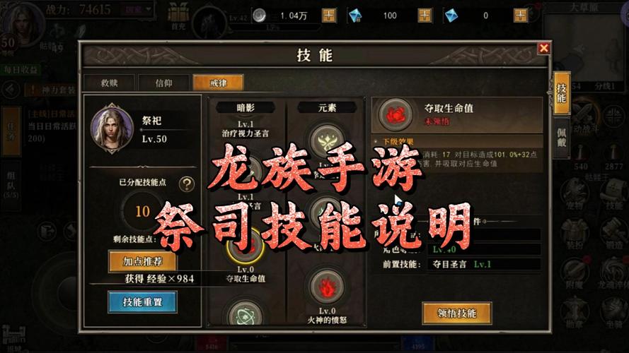 女祭司游戏攻略：快速升级及副本挑战详细指南