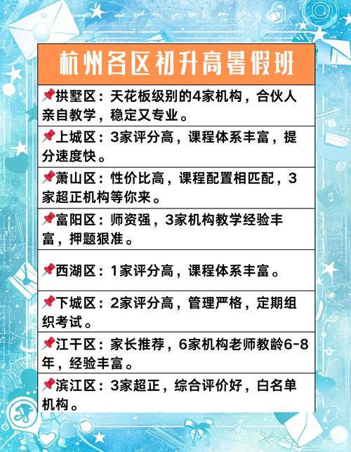 暑期课程版本大全:各学科暑期课程版本及学习资料