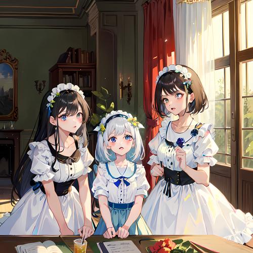 下载最新版与三位女仆的华丽日常官方正式版游戏